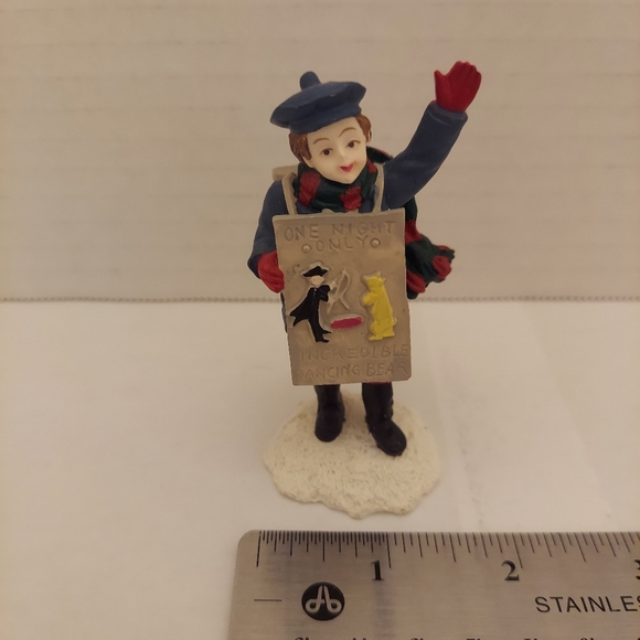 Mervyn's Village Square 1993 Boy Advertising Sandwich Board Figurine - Picture 6 of 7